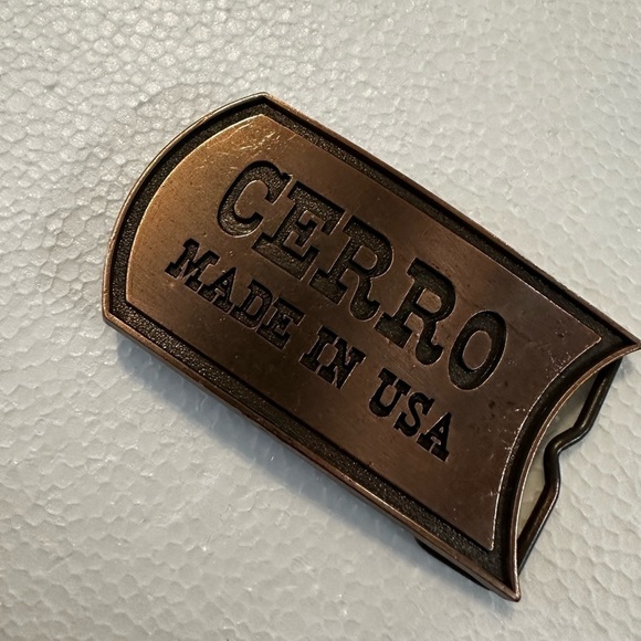 CERRO Belt Buckle Made in the USA - Picture 4 of 7